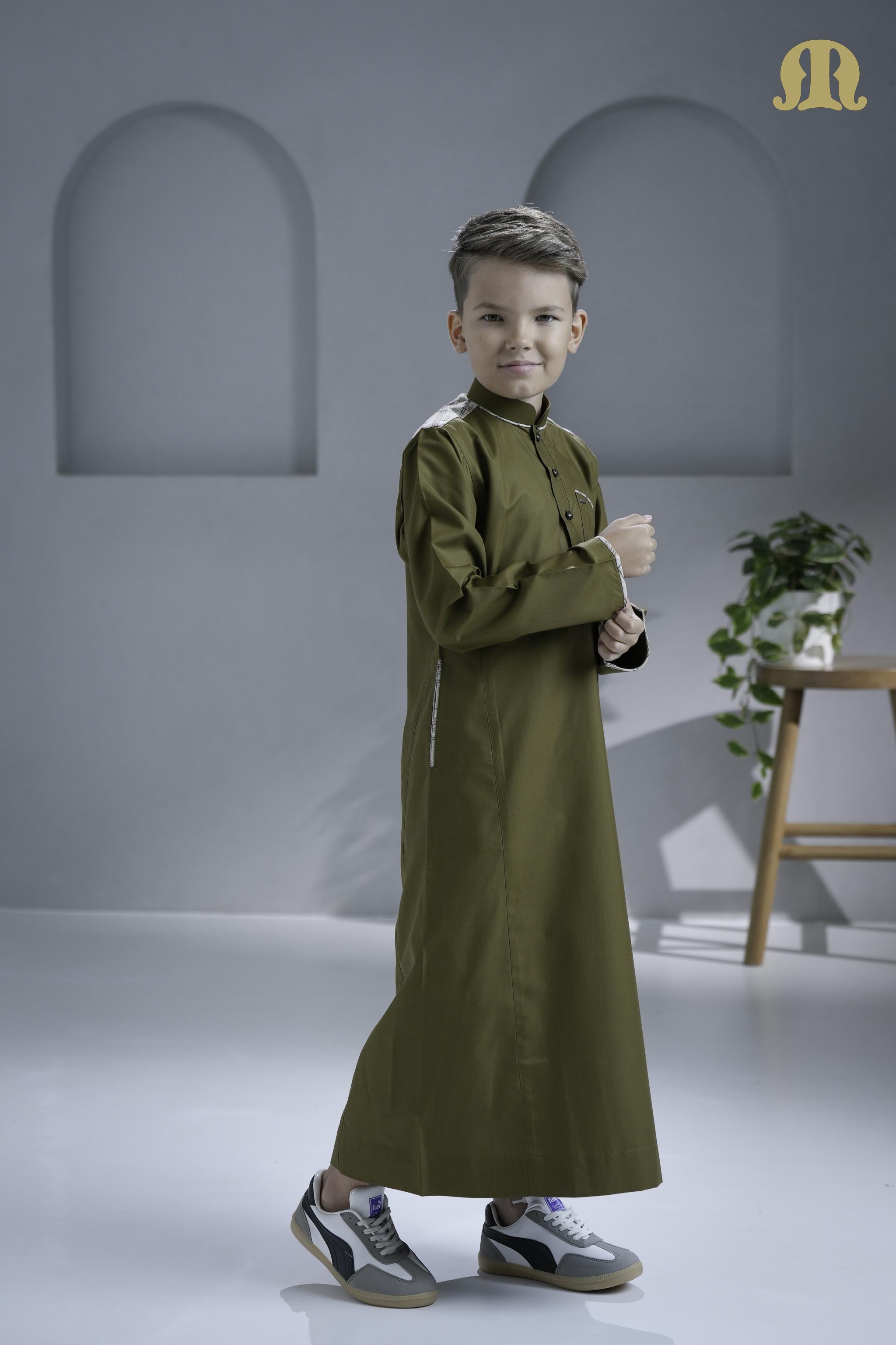 Tinmer Brown Thobe For boys